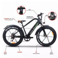EMW Fat 26'' Black bike - Image 2